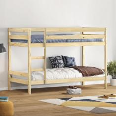 Beliche Solteiro de Madeira com Grade de Proteção Natural Felix - IDIM