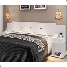 Cabeceira Box Bruna Branco - Mais de Casa