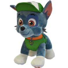 Pelucia Patrulha Canina ROCKY SUNNY 1344, Verde e Azul