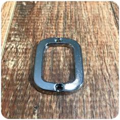 Número 0 Residencial Pequeno Para Apartamento Cromado - MetalCromo