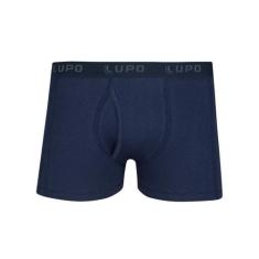 Cueca lupo boxer c/ abertura 660-002, P, Azul marinho