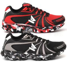 Kit 2 pares de tenis masculino oldsen colorado cores caminhada macio c