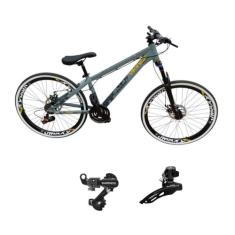 Bicicleta Vikingx Aro 26 Tuff 30 Cambio Shimano Traseiro Dianteiro 24v