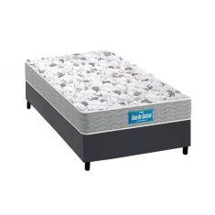 Cama Box Solteiro: Colchão Espuma Probel D45/EP Anatômico Guarda Costas Próextreme Plus Double Face + Base CRC Courano Gray(88x188)