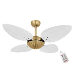 Ventilador Volare Off P Palmae Branco 127v E Controle Remoto
