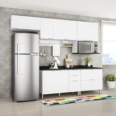 Cozinha Completa Bartira Rubi com 7 Portas e 5 Gavetas - 280cm de largura