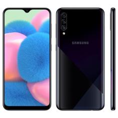 Smartphone Samsung Galaxy A30S Preto 64Gb Com Tv Digital