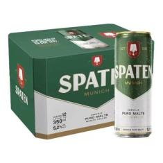Cerveja Munich Helles Puro Malte Spaten Lata 350ml- 12 Und