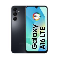 Celular Samsung Galaxy A16, 256GB + 8GB RAM, Câmera de até 50MP, Tela 6.7&quot;, NFC, IP54, Bateria 5000 mAh Preto