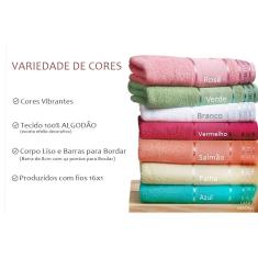 Jogo Toalha de Banho 4 Peças Para Hotel 100% Algodão Premium