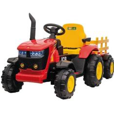 Trator Infantil Elétrico Com Caçamba e Controle Zippy Toys