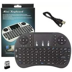 Mini Teclado Wireless Keyboard com Touchpad Usb Android Console e Tv P