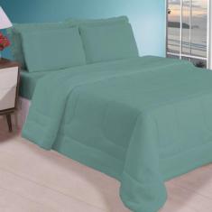 Jogo de Cama Casal/queen para Calor de Verão com Edredom Lençol Fronha