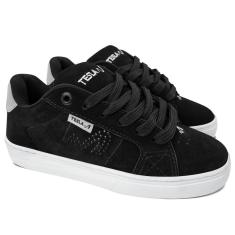 Tênis Tesla Hertz Unissex Camurça Black Reflect | Preto-Unissex