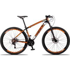 Bicicleta Aro 29 Dropp Race 24 Vel Câmbio Traseiro Shimano Freio a Disco Bike MTB Alumínio-Unissex