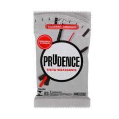 Preservativo Prudence Efeito Retardante Lubrificado 3 Und