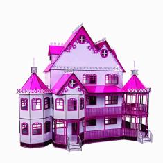 Casa de Boneca Escala Polly Mansão Ashley Sonhos - Darama