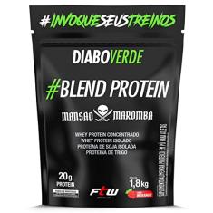 Fitoway Diabo Verde Blend Protein Mansão Maromba - 1800G Refil Morango - Ftw