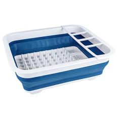 Euro Home - Escorredor de Pratos Retrátil Azul - RET3543-AZ