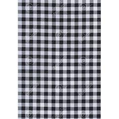Tecido Gorgurinho - 1,50m de Largura - Várias Cores Xadrez (Preto-Branco)