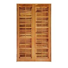 Porta Balcão Itauba Abrir Reto 1,40 X 2,10 Rodam Natural