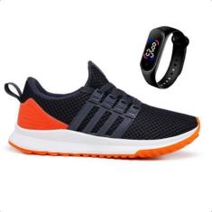 Kit Tênis FitPro Unissex Moda Fitness Para Treino Academia e Caminhada + Relógio Digital-Unissex
