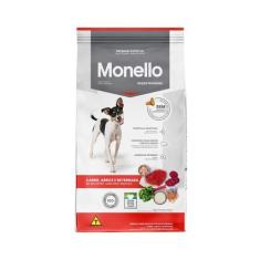 Ração Monello para Cães Adultos de Porte Pequeno Sabor Carne, Arroz e 