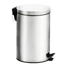 Lixeira Standard Inox com Pedal e Balde 12L BRINOX 3045-203, Inox