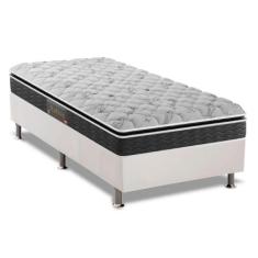 Cama Box Solteiro: Colchão Espuma D33 Pelmex Active Premium + Base CRC