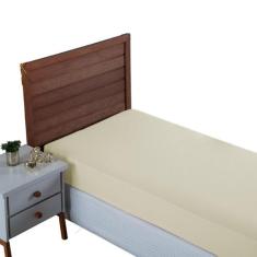 Lençol Solteiro Algodão 300 Fios com Elástico Forro de Cama Box - NARA