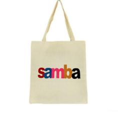Bolsa Ecobag 100% algodão SAMBA COLOR - CARIOCA MAIS