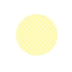 Sousplat Poá Amarelo - NSW, com base, 1 Peça