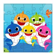 Quebra Cabeça Infantil Brinquedo Educativo 25 Peças Mdf Madeira Adesiv