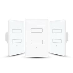 Interruptor Inteligente Wi-Fi Touch 2 Teclas Branco AGL – Controle por App e Assistentes de Voz