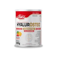 Hyalurosteo + Condroitina Unilife Sabor Laranja e Acerola 300g