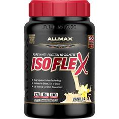 Isoflex Whey Protein Isolado 900g Baunilha Allmax Nutrition