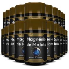 20x MAGNÉSIO DIMALATO PREMIUM 550MG 60 CAPS ATACADO - HF SUPLEMENTOS