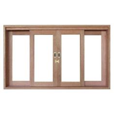 Janela de Correr Panorâmica Madersilva 120cmx180cmx14cm