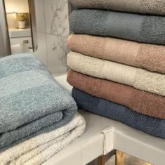 Jogo com 2 Toalhas de Banho Macia Bia Gigante Algodão Toalhão Felpuda 