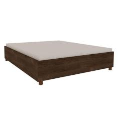 Cama Box Casal Mônaco Tcil - Tcil Móveis, Cacau Tcil