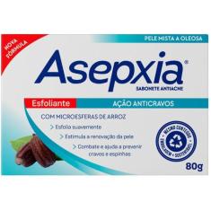 Sabonete em Barra Facial Asepxia - Esfoliante 80g