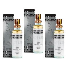 Kit 3 Perfume Masculino 521 Men Amakha Paris Bolso Bolsa