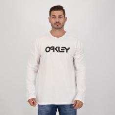 Camiseta Oakley Mark II Manga Longa Branca, G