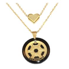 Colar Cordão Duplo Agronomia Minha Profissão Folheado 18k