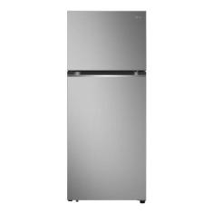 Geladeira Lg Frost Free Inverter 375l Duplex Inox Look Gn-b37