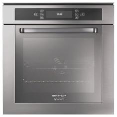 Forno Elétrico de Embutir Brastemp BO260AR com Controle Touch, Grill e Timer 220V Inox - 67 Litros