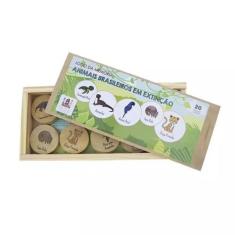 Jogo da Memória Animais Brasileiros em Extinção - Fábrika dos Sonhos