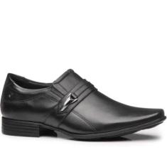 Sapato Pegada Masculino Em Couro, Preto, 40