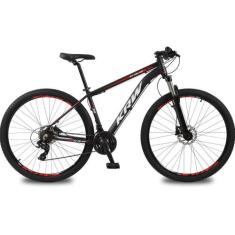 Bicicleta Aro 29 KRW Alumínio 24 Vel Freio a Disco Hidráulico S47, 15.