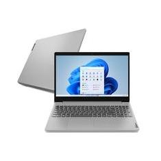 Notebook Lenovo Ultrafino IdeaPad 3i Intel Core i5-10210U, 8GB, SSD 256GB, Windows 11, 15.6, Prata - 82BS000GBR